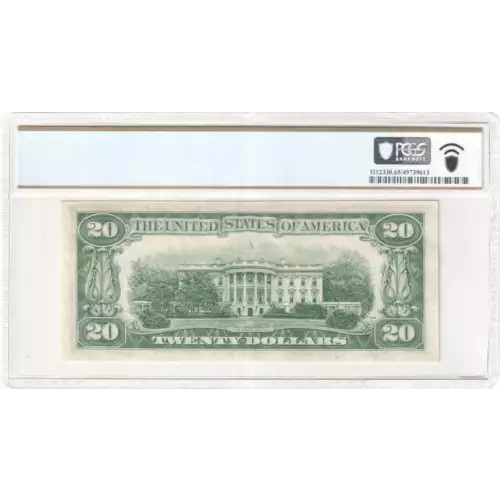 $20 1950-A. blue-Green seal. Small Size $20 Federal Reserve Notes 2060-H (3)