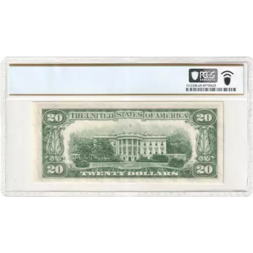 $20 1950-A. blue-Green seal. Small Size $20 Federal Reserve Notes 2060-H (3)