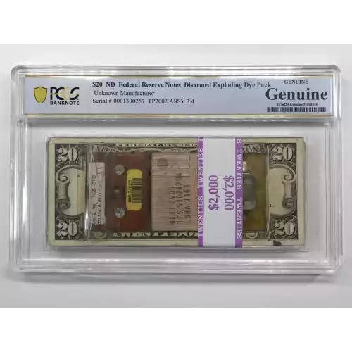 $20 1988-A. blue-Green seal. Small Size $20 Federal Reserve Notes 2076-A