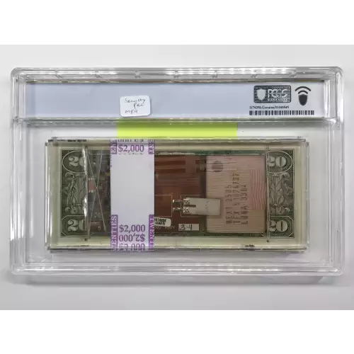 $20 1988-A. blue-Green seal. Small Size $20 Federal Reserve Notes 2076-A (2)