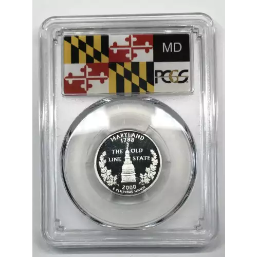 2000-S 25C Maryland Silver, DCAM