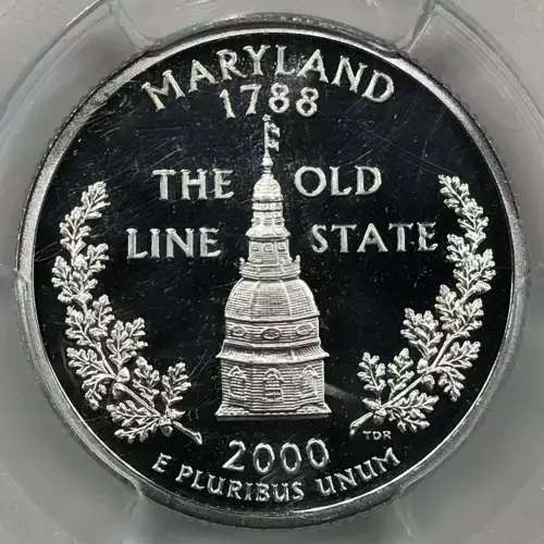 2000-S 25C Maryland Silver, DCAM (3)