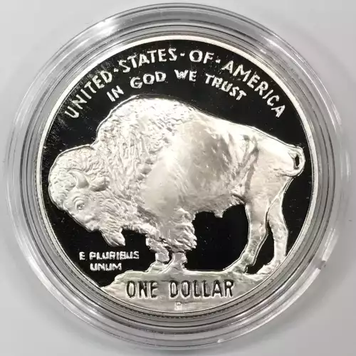 2001-P American Buffalo Proof Silver Dollar w US Mint OGP - Box & COA (2)