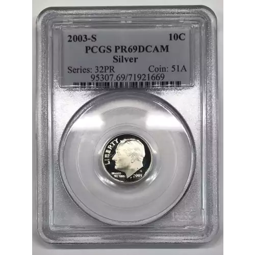 2003-S 10C Silver, DCAM