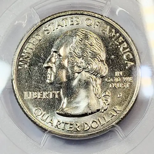 2004-D 25C Wisconsin Extra Leaf High