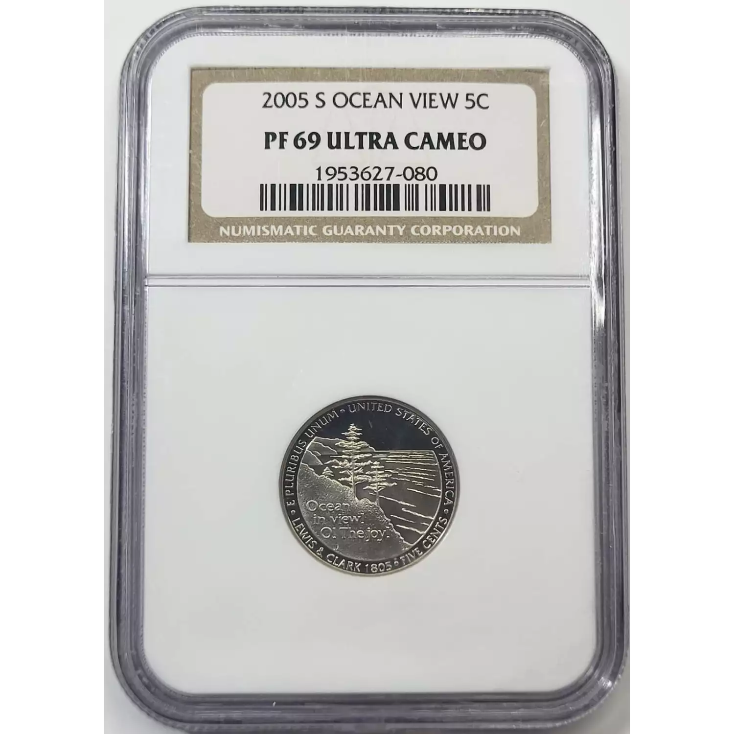 2005-S Jefferson Nickel NGC PF-69 ULTRA CAMEO Ocean View - Old Pueblo Coin