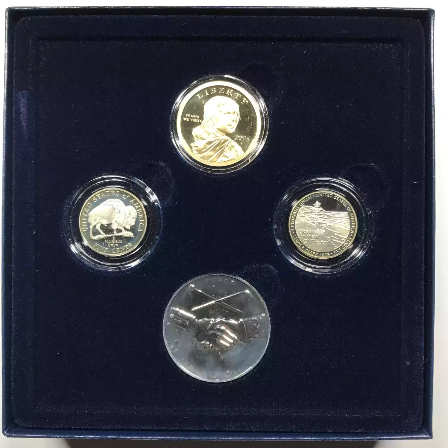 2005 Westward Journey Nickel Series Coin & Medal Set - Peace Friendship ...