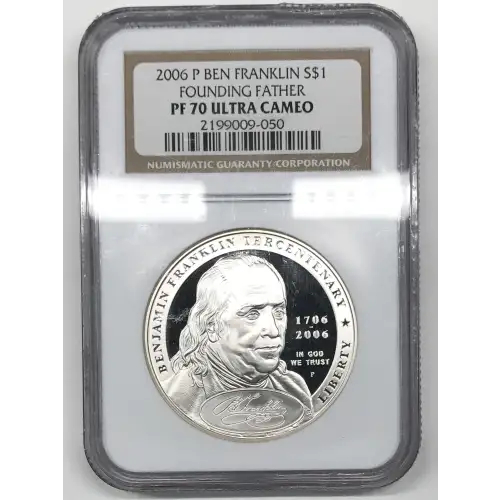 2006 BENJAMIN FRANKLIN FOUNDING FATHER ULTRA CAMEO