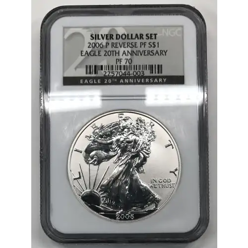 2006 P 20TH ANNIVERSARY SILVER DOLLAR SET OFFICIAL US MINT SET