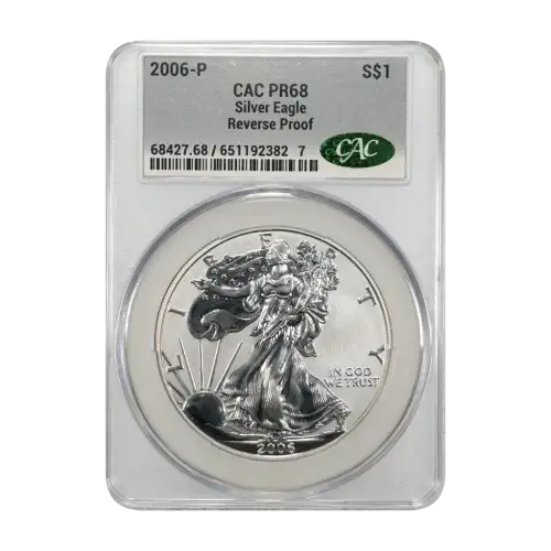 2006-P Silver Eagle, Reverse Proof S$1 20th Anniversary (Proof) (2)