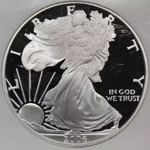 2006 W 20TH ANNIVERSARY SILVER DOLLAR SET OFFICIAL US MINT SET ULTRA CAMEO (3)