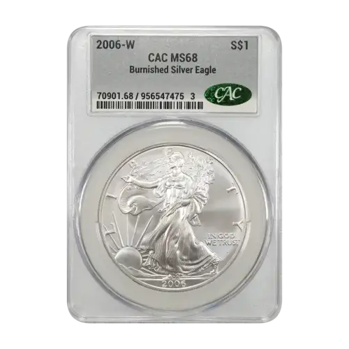 2006-W Burnished Silver Eagle S$1 (2)