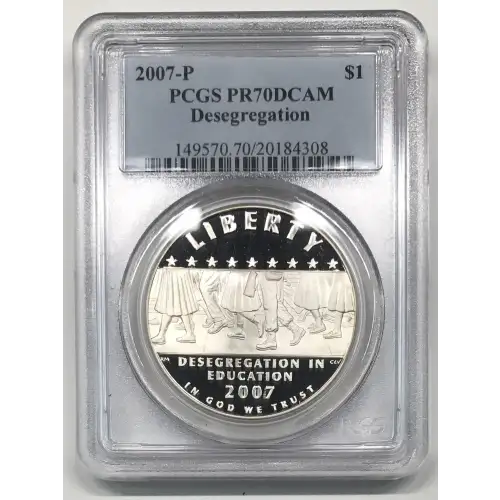 2007-P $1 Desegregation, DCAM
