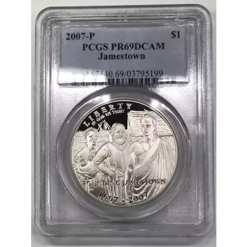 2007-P $1 Jamestown, DCAM (2)