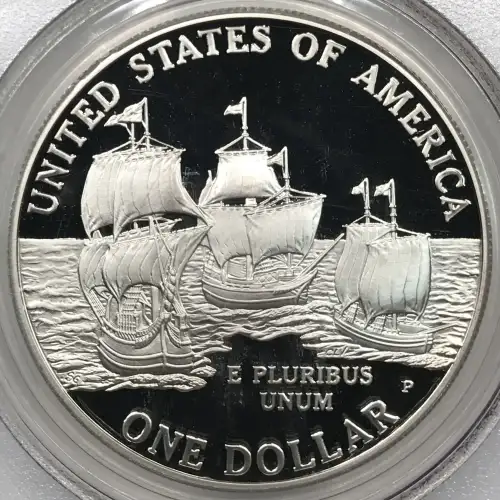 2007-P $1 Jamestown, DCAM