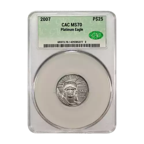 2007 Platinum Eagle P$25 (4)