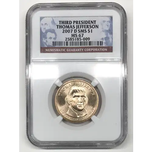 2007 THOMAS JEFFERSON THIRD PRESIDENT