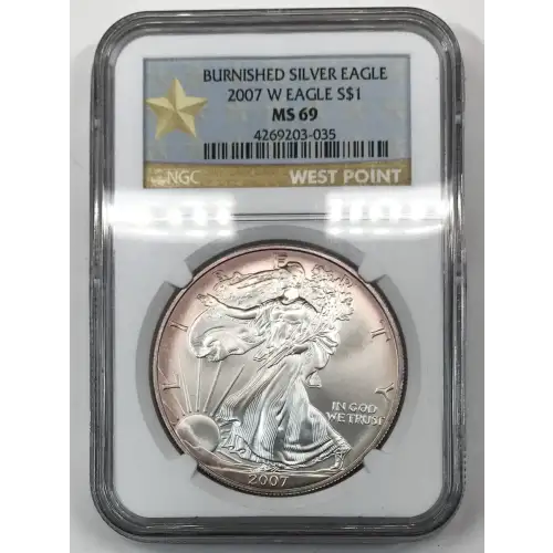 2007 W BURNISHED SILVER EAGLE