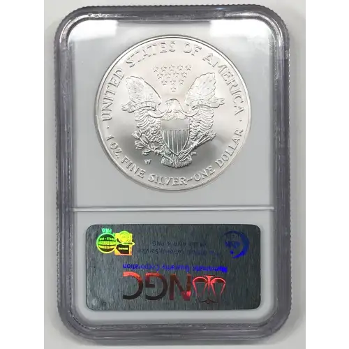 2007 W BURNISHED SILVER EAGLE EARLY RELEASES (2)