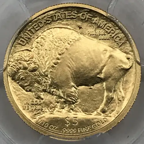 2008-W $5 Burnished American Buffalo .9999 Fine Gold (2)