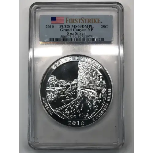 2010 5 oz Silver America the Beautiful Grand Canyon National
