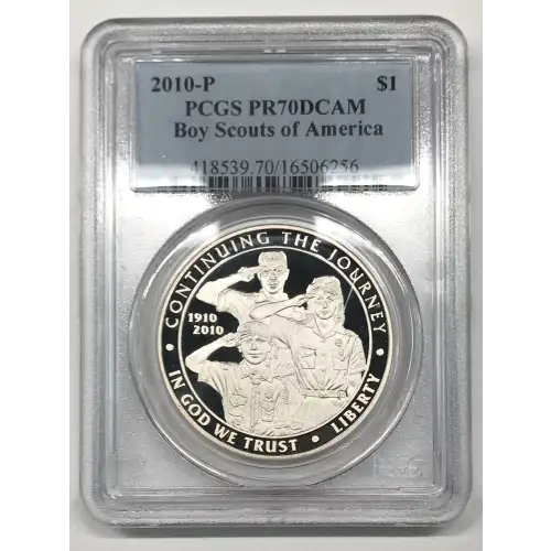 2010-P $1 Boy Scouts of America, DCAM