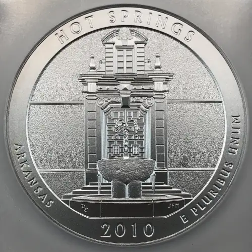 2010-P 25C Hot Springs NP 5oz Silver - First Strike (2)