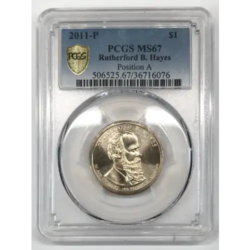 2011-P $1 Rutherford B. Hayes Position A (3)