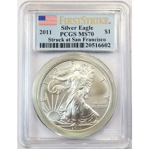 2011-(S) $1 Silver Eagle Struck at San Francisco First Strike (4)