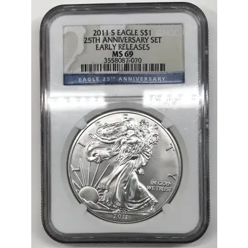 2011 S 25TH ANNIVERSARY SET EARLY RELEASES OFFICIAL US MINT SET