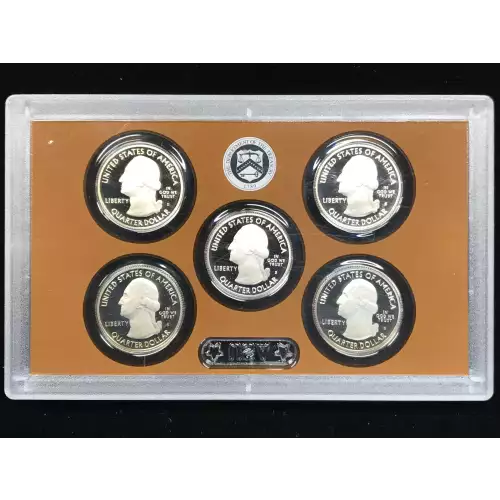 2011-S Clad Quarters Proof Set w US Mint OGP - Box & COA (3)