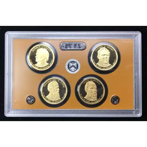 2011-S Presidential Dollar Proof Set w US Mint OGP - Box & COA (6)