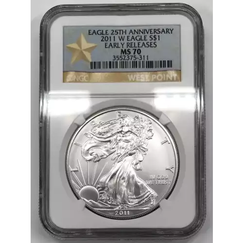 2011 W BURNISHED SILVER EAGLE EARLY RELEASES  (2)