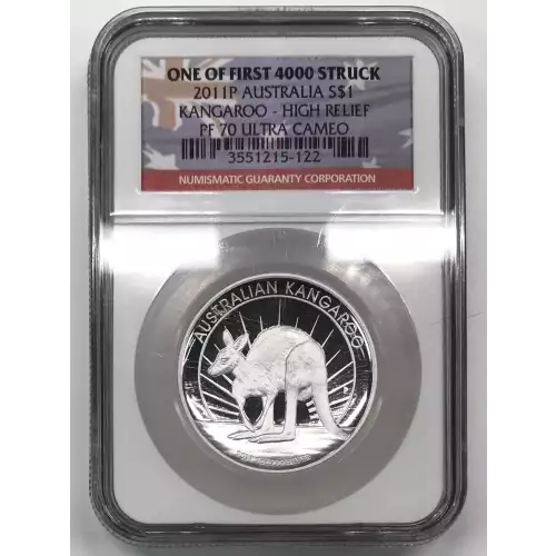 2011P KANGAROO - HIGH RELIEF ULTRA CAMEO (3)