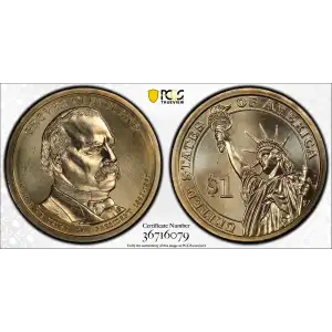 2012-P $1 Grover Cleveland 24th Position A