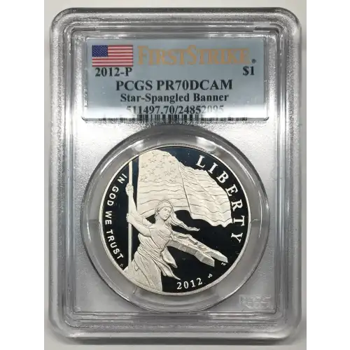 2012-P $1 Star-Spangled Banner First Strike, DCAM