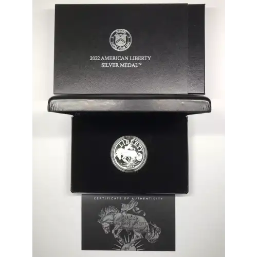 2012-P American Liberty 1 oz Proof Silver Medal w US Mint OGP (3)