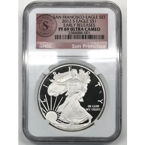 2012 S SAN FRANCISCO EAGLE SET EARLY RELEASES OFFICIAL US MINT SET ULTRA CAMEO (3)