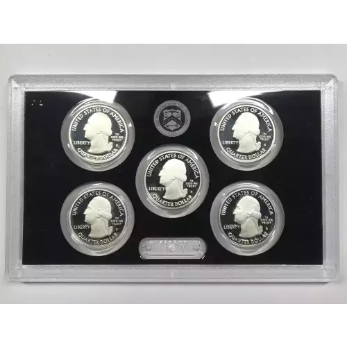 2012-S Silver Quarters Proof Set w US Mint OGP - Box & COA