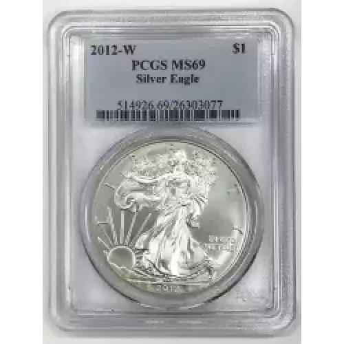 2012-W $1 Burnished Silver Eagle