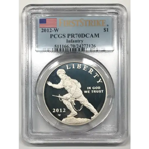2012-W $1 Infantry First Strike, DCAM