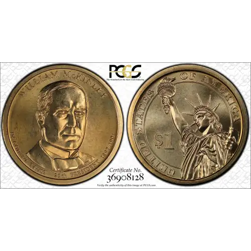 2013-P $1 William McKinley Position A