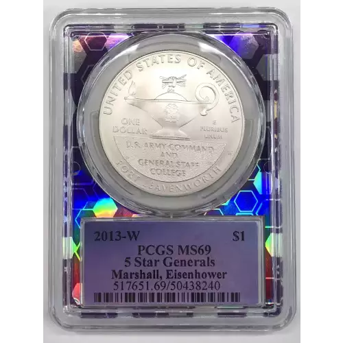 2013-W $1 5 Star Generals Marshall, Eisenhower (4)