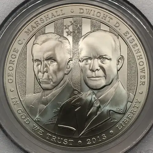 2013-W $1 5 Star Generals Marshall, Eisenhower - First Strike (2)