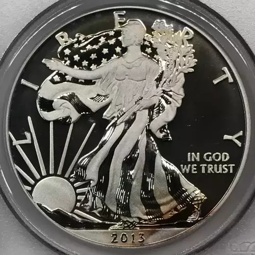 2013-W $1 Enhanced Silver Eagle West Point Mint Set First Strike (3)