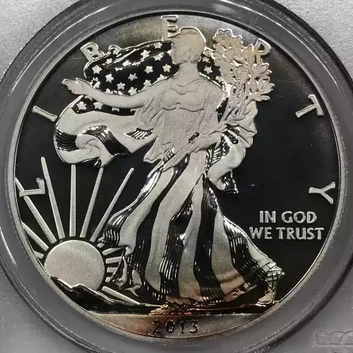 2013-W $1 Enhanced Silver Eagle West Point Mint Set First Strike (3)