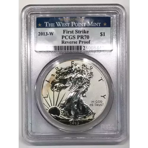 2013-W $1 Reverse Proof West Point Mint Set First Strike
