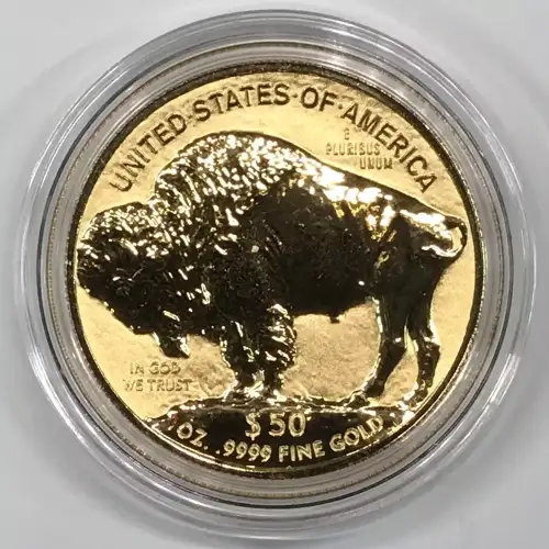 2013-W Reverse Proof 1 oz Gold Buffalo $50 Coin w US Mint OGP Box & COA (3)