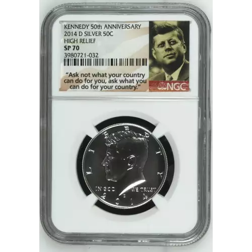 2014 D HIGH RELIEF KENNEDY 50th ANNIVERSARY  (2)