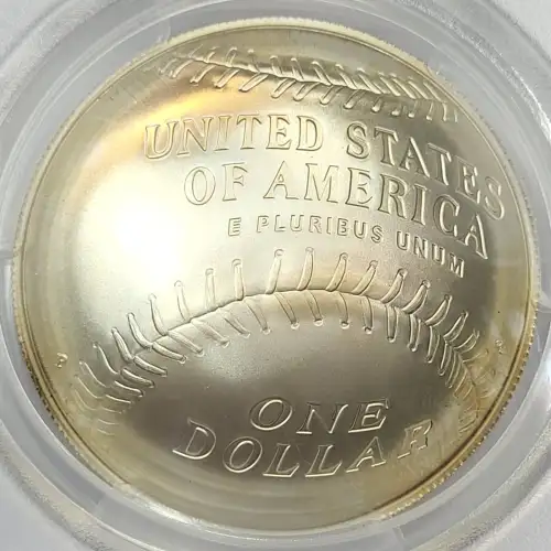 2014-P $1 Baseball Hall of Fame First Strike Cassie McFarland Signature